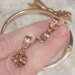KATE SPADE NEW YORK bow bracelet and earrings